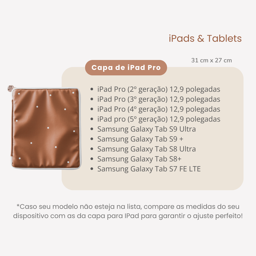 Capa para iPad Pro - Chocomelo