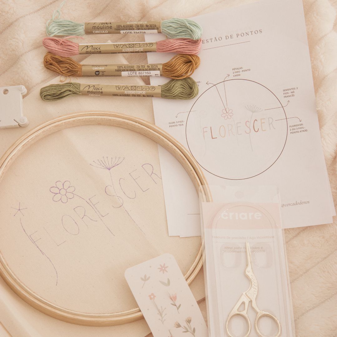 Kit Bordado para iniciantes