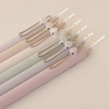 Kit 6 canetas Uniball Zento
